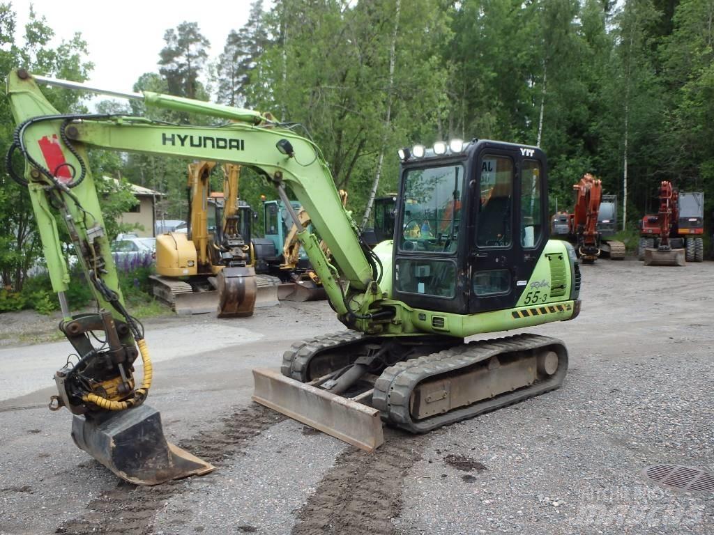 Hyundai Robex 55-3 Mini ekskavatoriai < 7 t