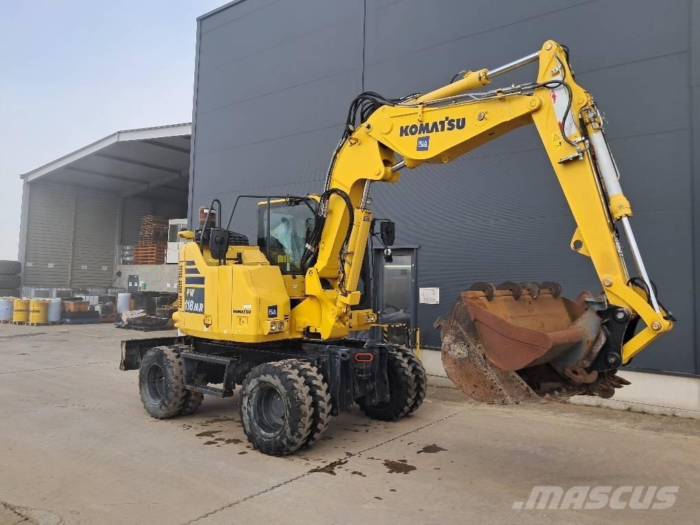 Komatsu PW118MR-11 Ratiniai ekskavatoriai