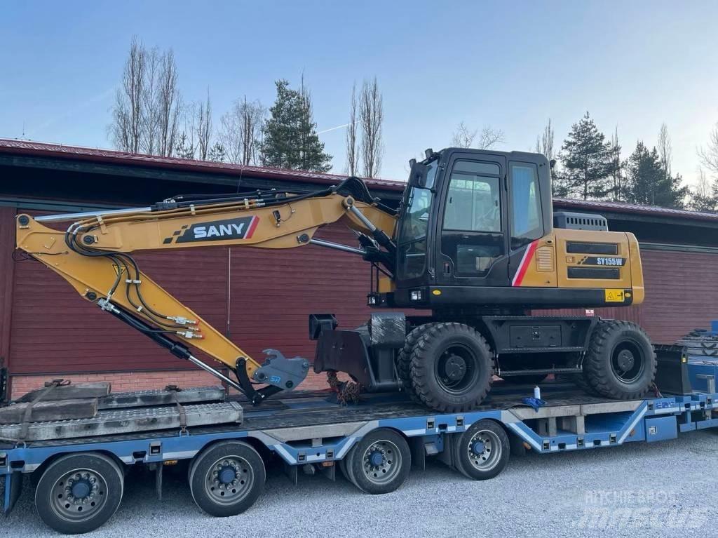 Sany SY155W Ratiniai ekskavatoriai