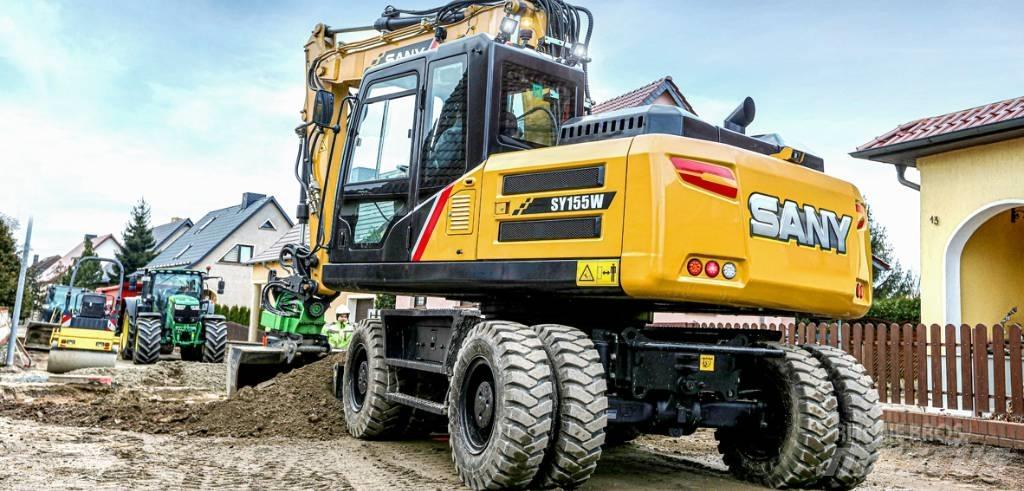 Sany SY155W Ratiniai ekskavatoriai