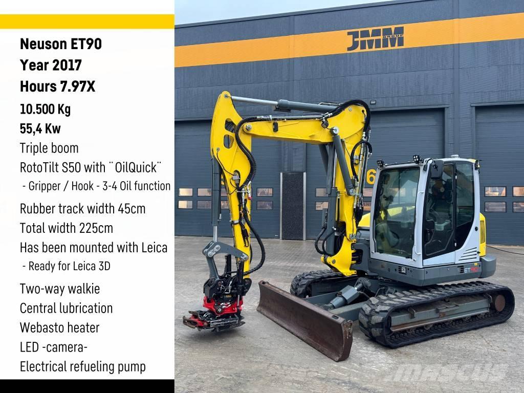 Wacker Neuson ET 90 Vidutinės galios ekskavatoriai 7-12 t