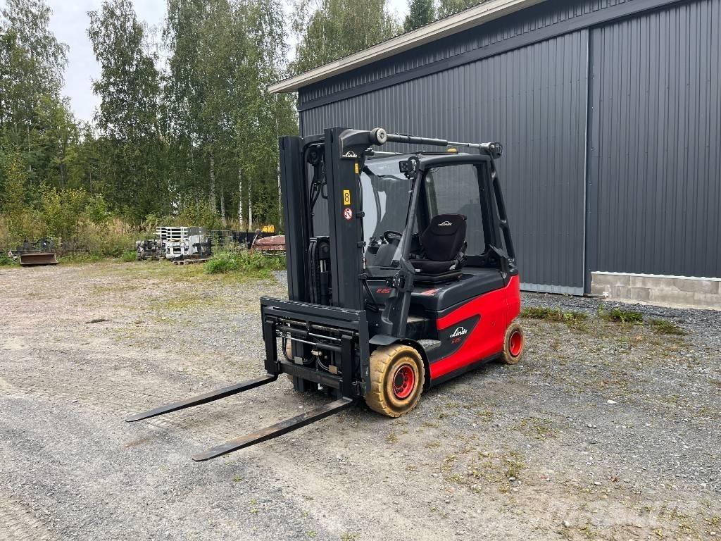 Linde E25L-01 Elektriniai šakiniai krautuvai