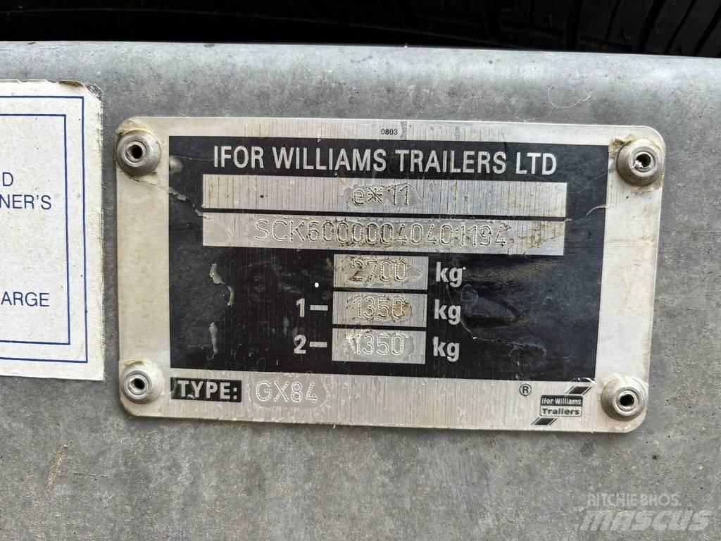 Ifor Williams GX84 Mažų aukščių krautuvai