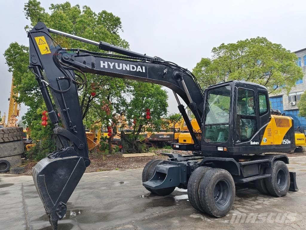 Hyundai R 150 W Bokštiniai kranai