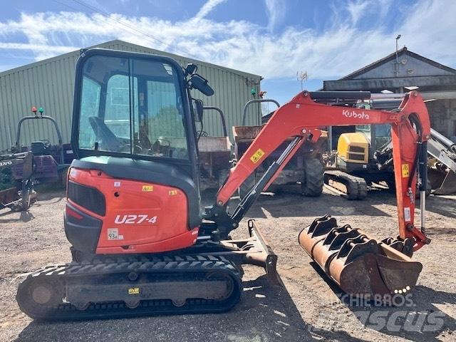Kubota U 27-4 Mini ekskavatoriai < 7 t