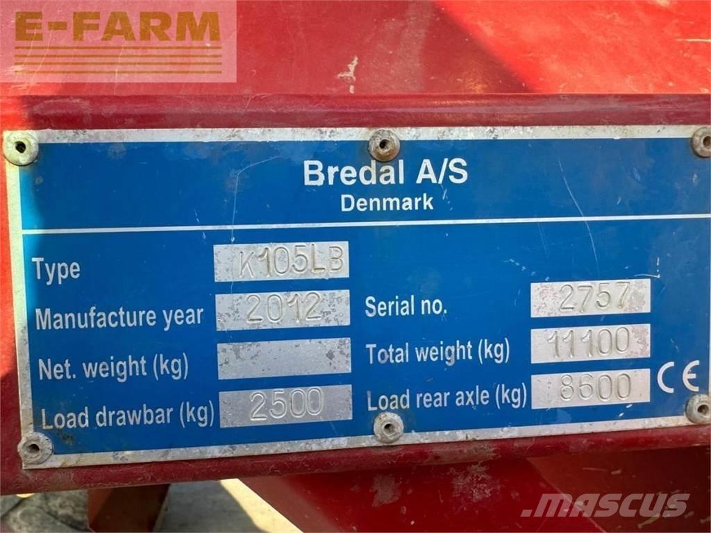 Bredal K105LB Mineralinių trąšų barstytuvai