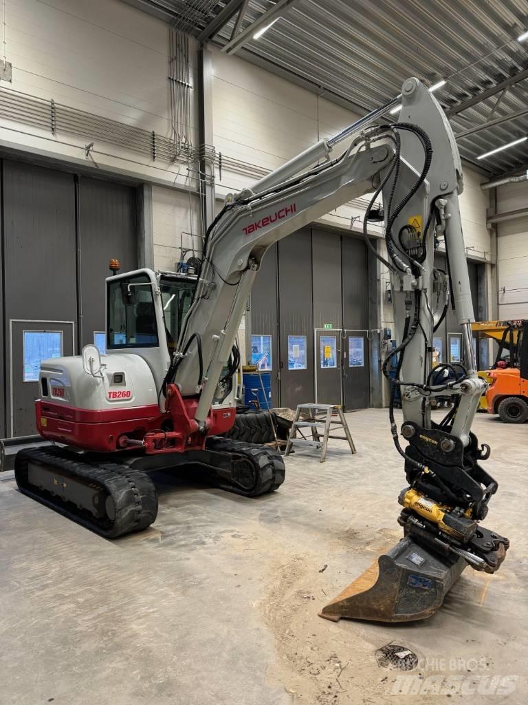 Takeuchi TB 260 Mini ekskavatoriai < 7 t