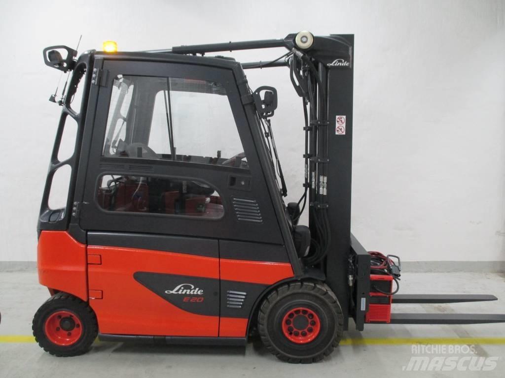 Linde E 20 Elektriniai šakiniai krautuvai