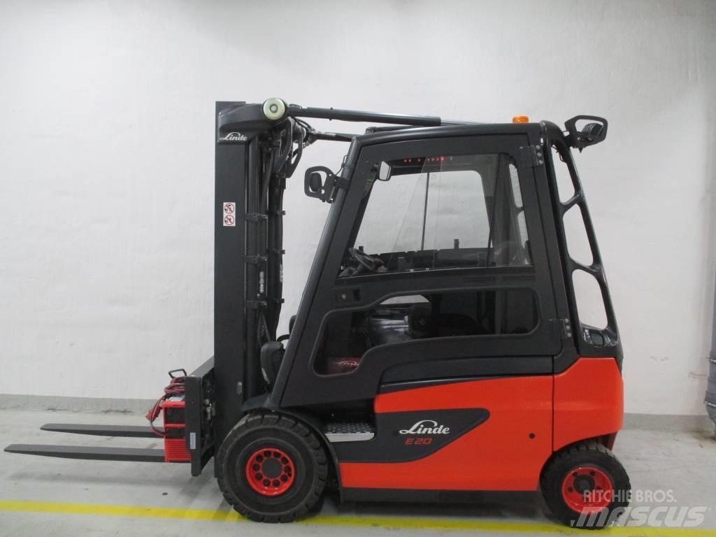 Linde E 20 Elektriniai šakiniai krautuvai