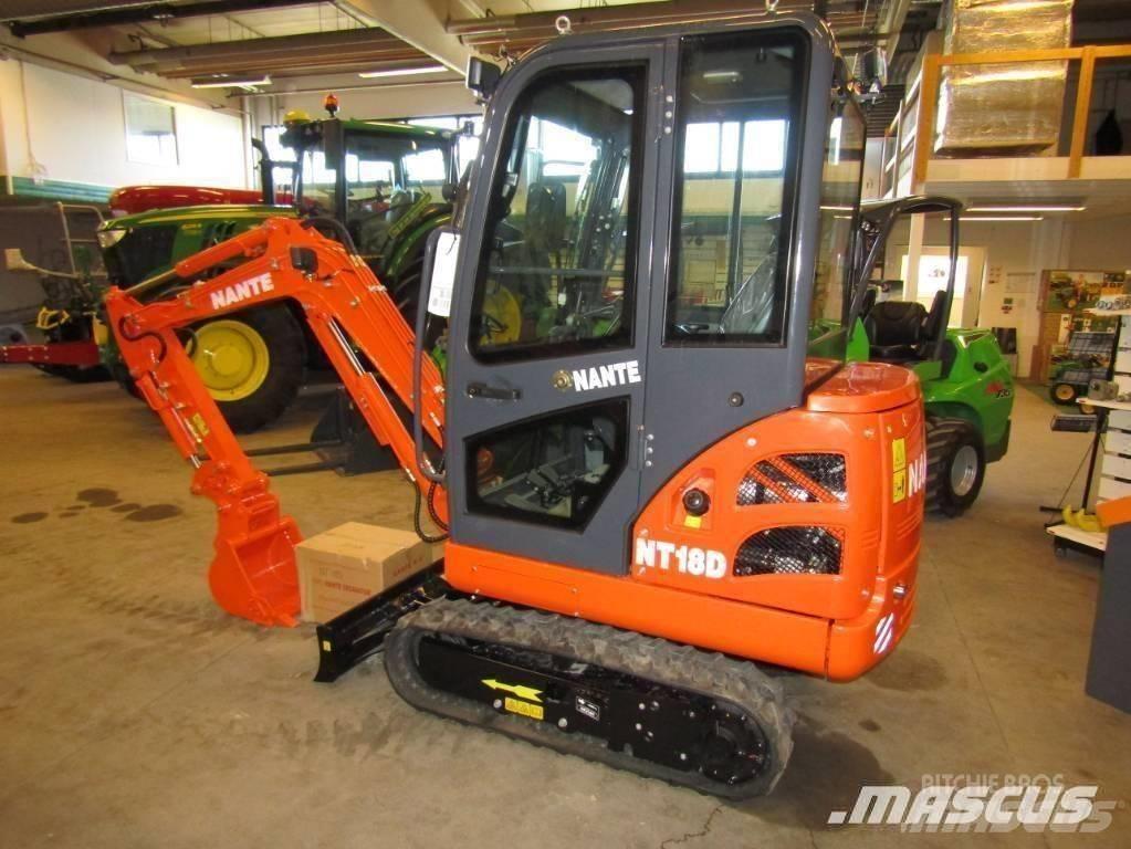 Nante NT 18 D Mini ekskavatoriai < 7 t