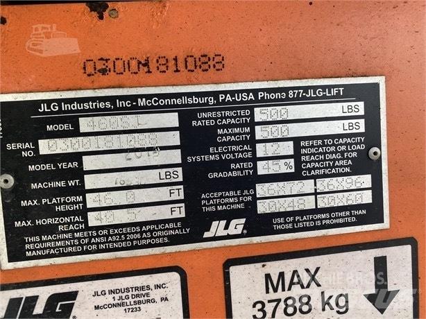 JLG 460 SJ Teleskopiniai keltuvai