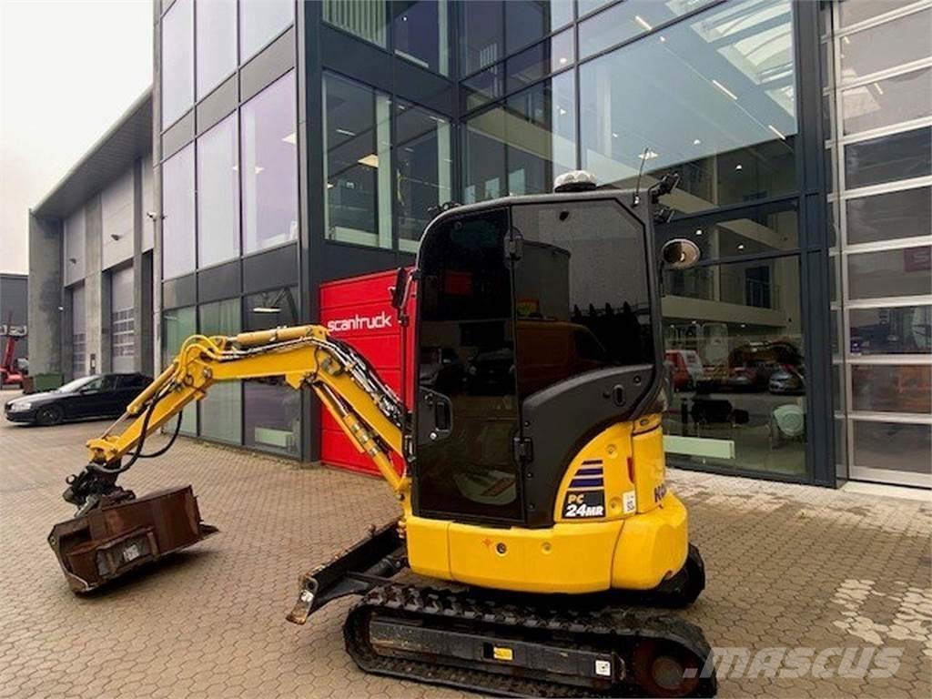 Komatsu PC24MR-5 Ratiniai ekskavatoriai