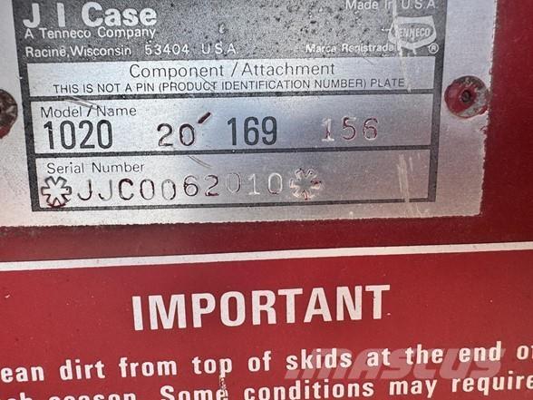 Case IH 1020 Derliaus nuėmimo kombainų galvos