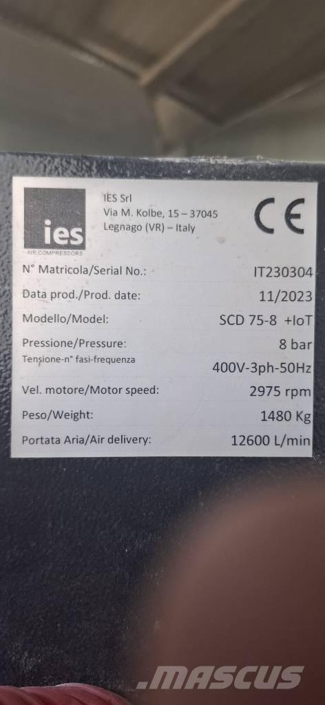  IES SCD 75-8 Kompresoriai