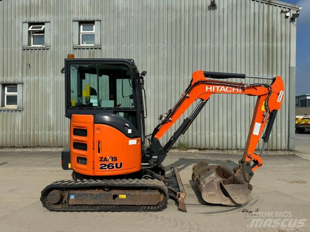 Hitachi ZX 26 U-5 Mini ekskavatoriai < 7 t