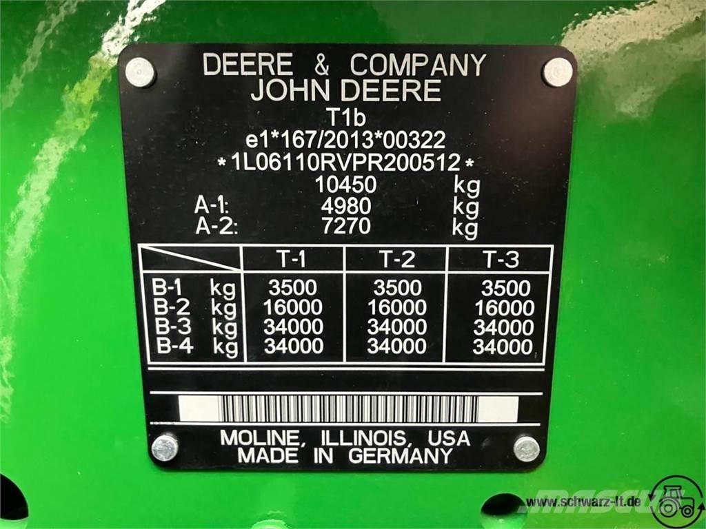 John Deere 6R 110 Traktoriai