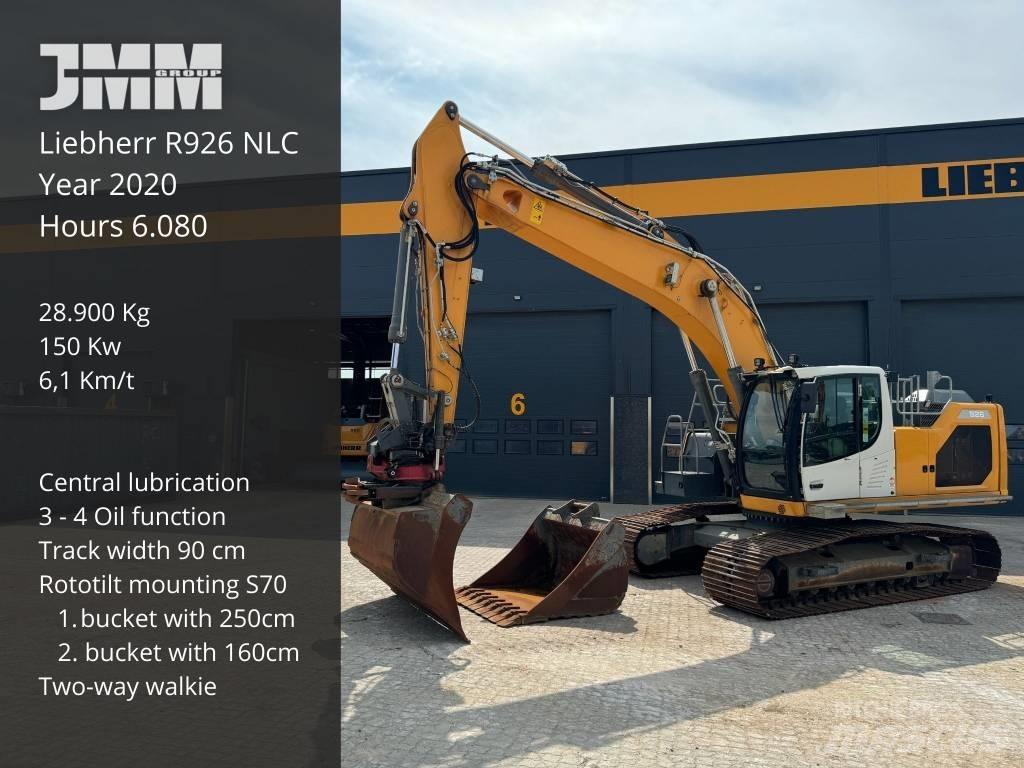 Liebherr R926 Vikšriniai ekskavatoriai