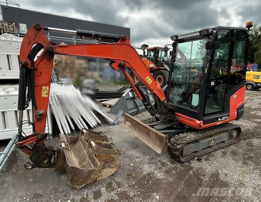 Kubota KX 027 Mini ekskavatoriai < 7 t