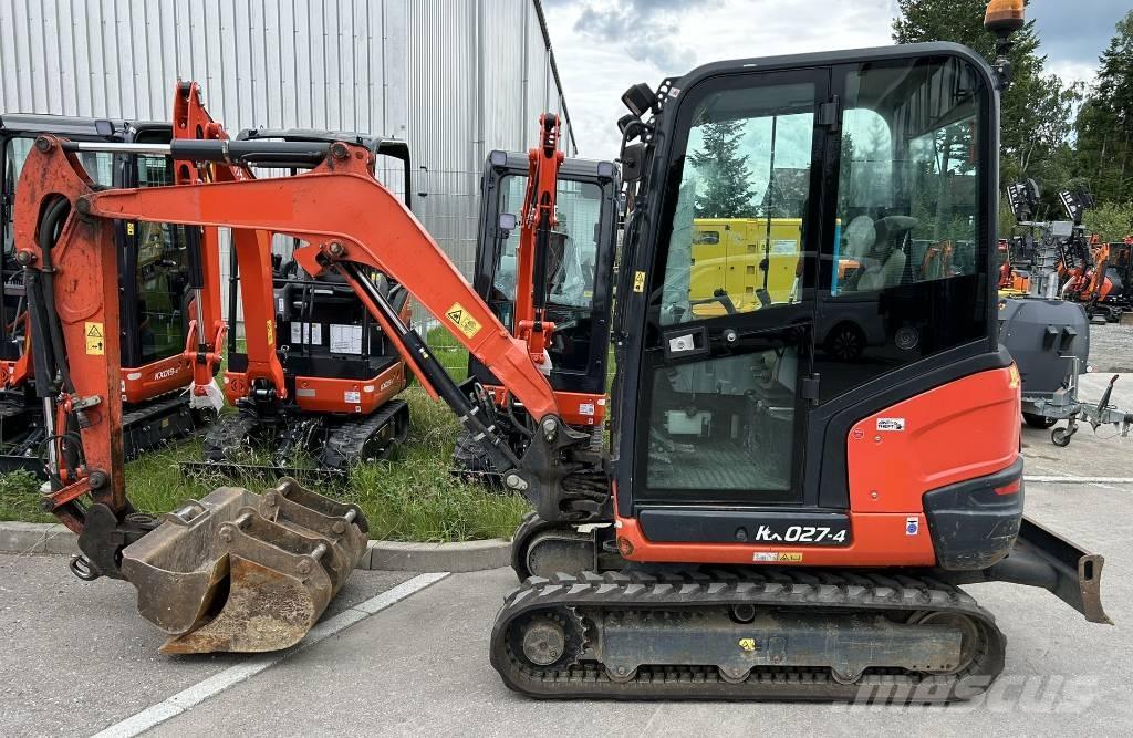 Kubota KX 027 Mini ekskavatoriai < 7 t