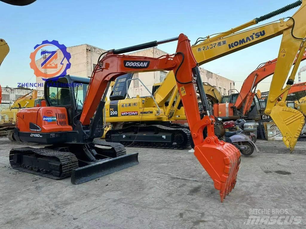 Doosan DX 60 Mini ekskavatoriai < 7 t