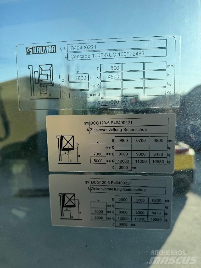 Kalmar DCG120-6 Dyzeliniai krautuvai