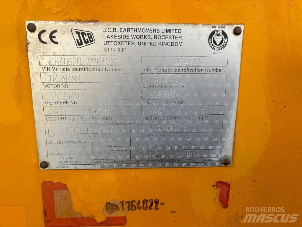 JCB 406 Naudoti ratiniai krautuvai