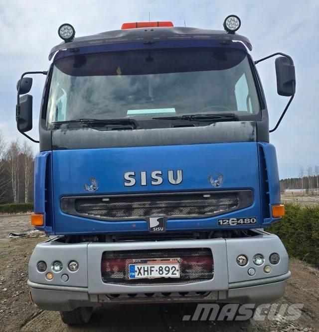 Sisu E12M 8X4 Savivarčių priekabų vilkikai