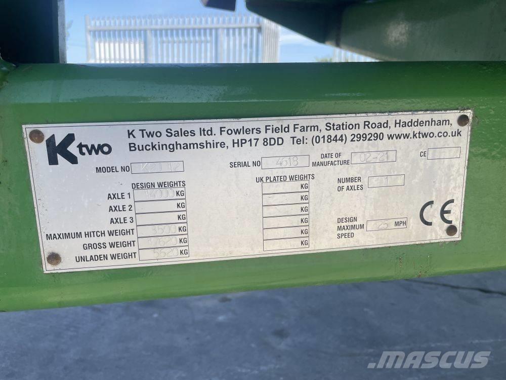 Ktwo Duo 1200 Mėšlo barstytuvai