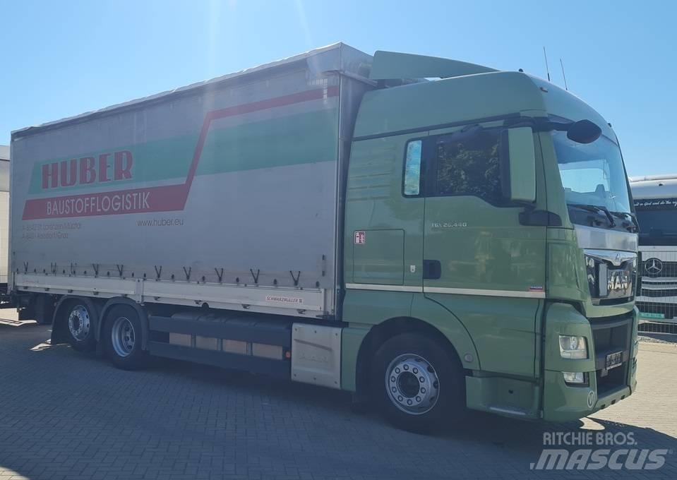 MAN 26.440 / 7.4m / LIFT Priekabos su tentu