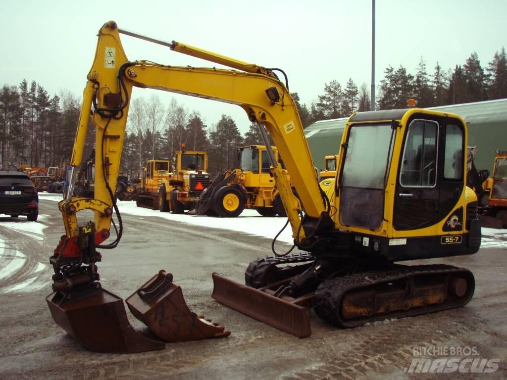 Hyundai Robex 55-7 Mini ekskavatoriai < 7 t