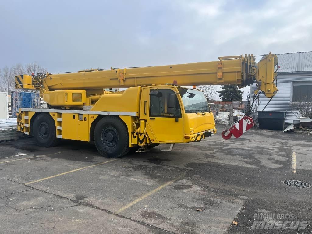 Terex Demag AC 35-L Neapdoroto reljefo kranai