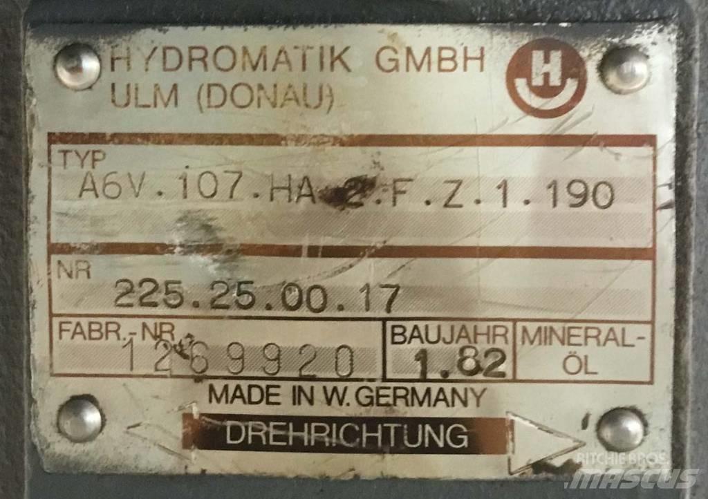 Hydromatik A6V107 Transmisijos