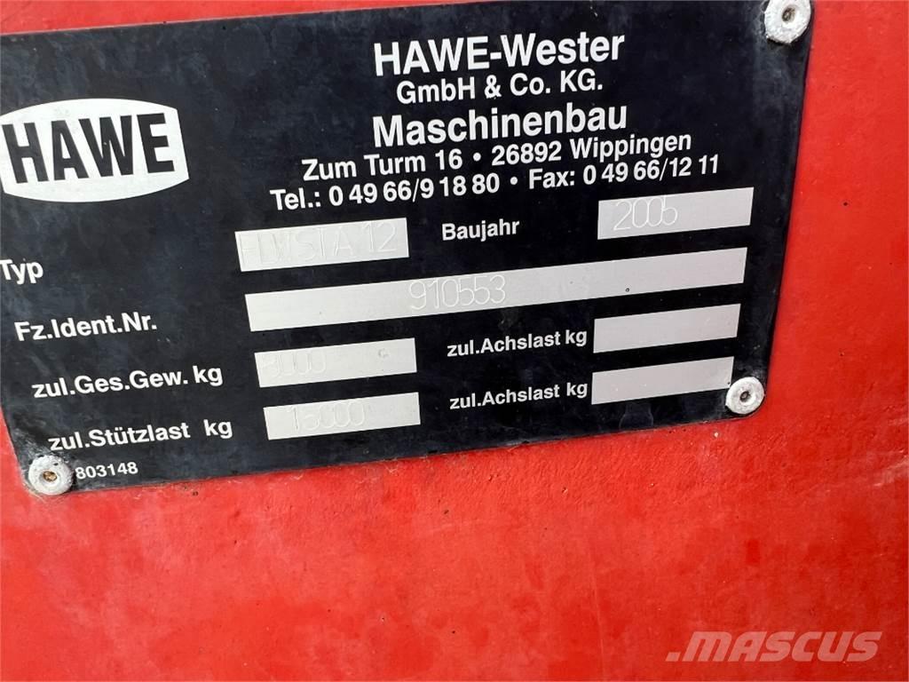 Hawe FDW-STA 12 Priėmimo bunkeriai, pūtimo įrenginiai ir keltuvai