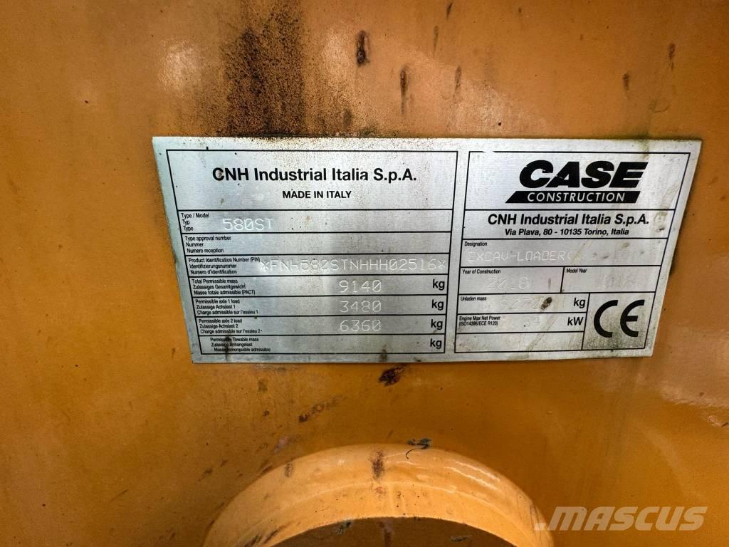 CASE 580 ST Ekskavatoriniai krautuvai