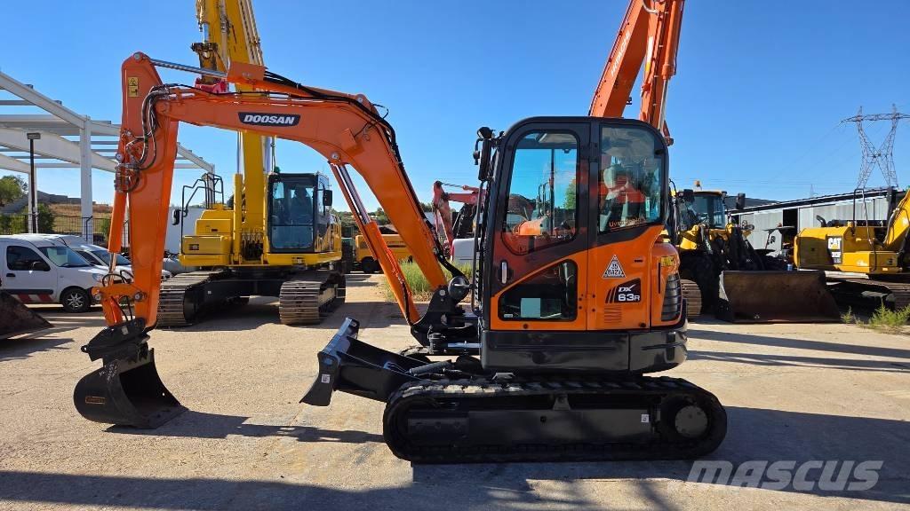 Doosan DX 63 R Mini ekskavatoriai < 7 t