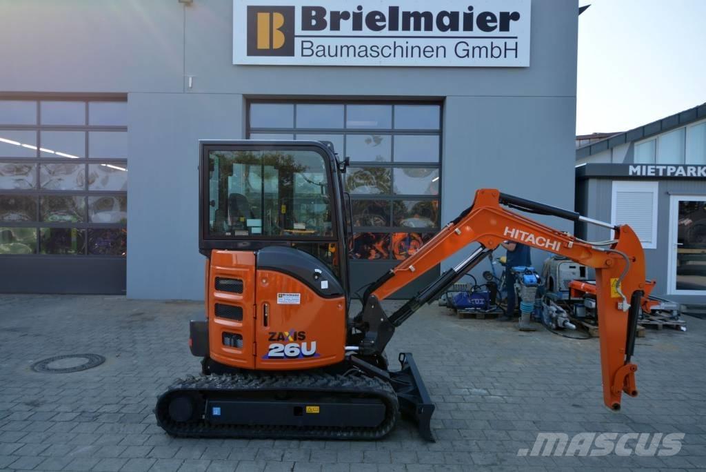 Hitachi ZX 26 U-6 Mini ekskavatoriai < 7 t