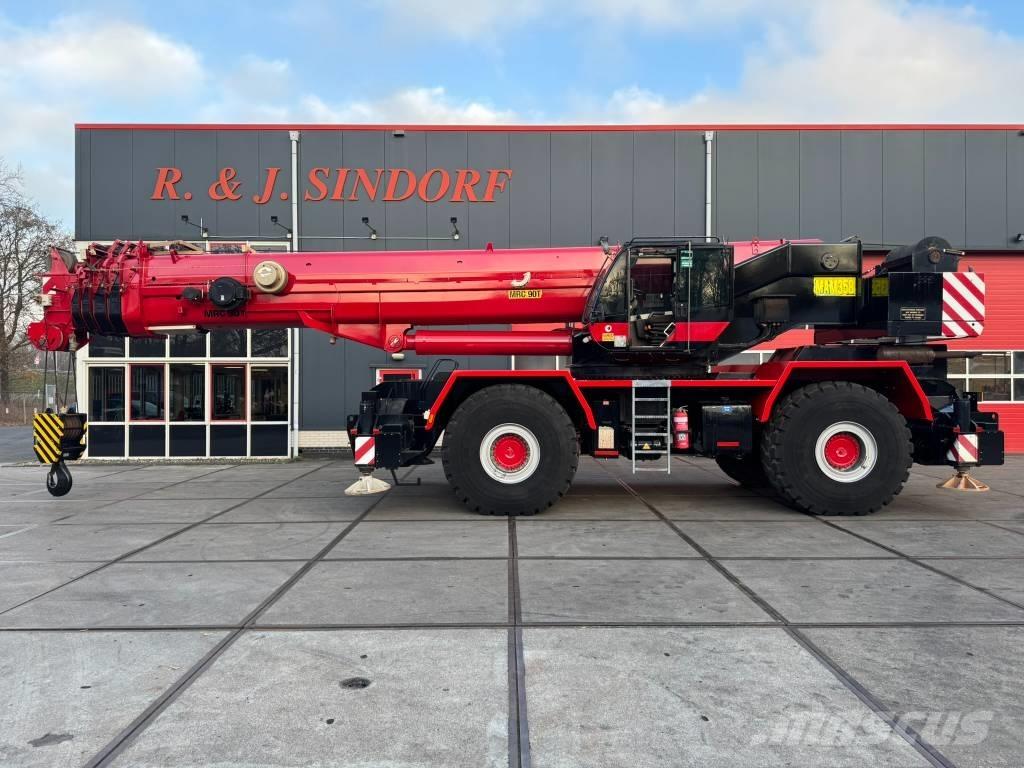 Terex RT 100 Neapdoroto reljefo kranai