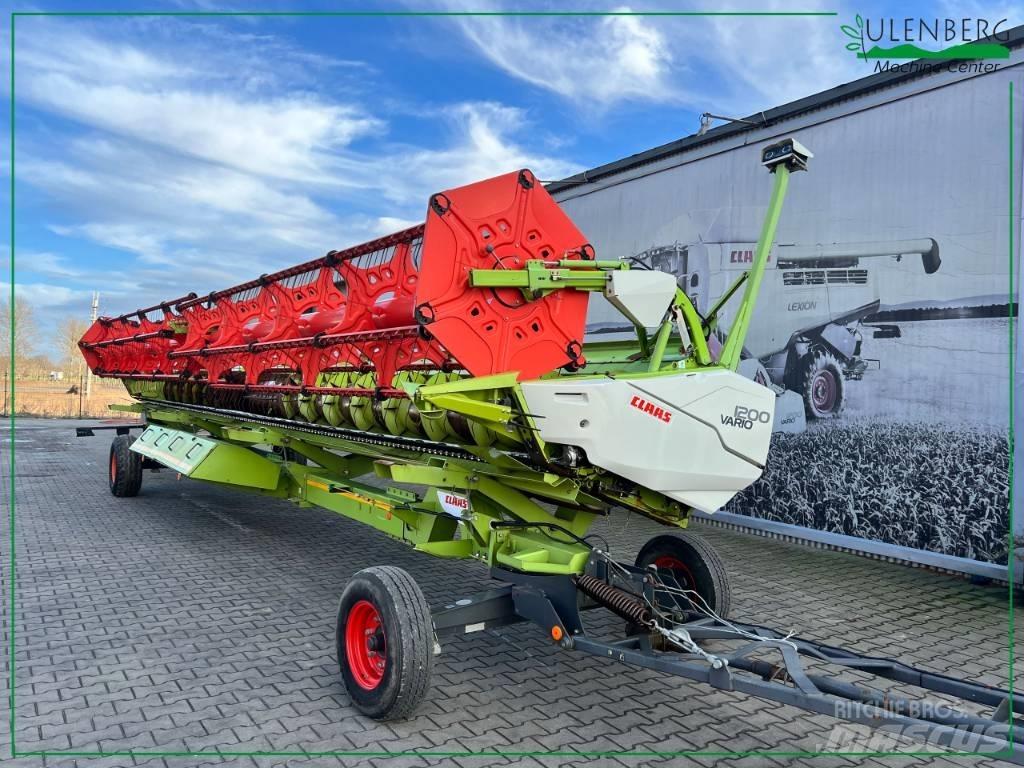 CLAAS Vario 1200 Derliaus nuėmimo kombainų galvos
