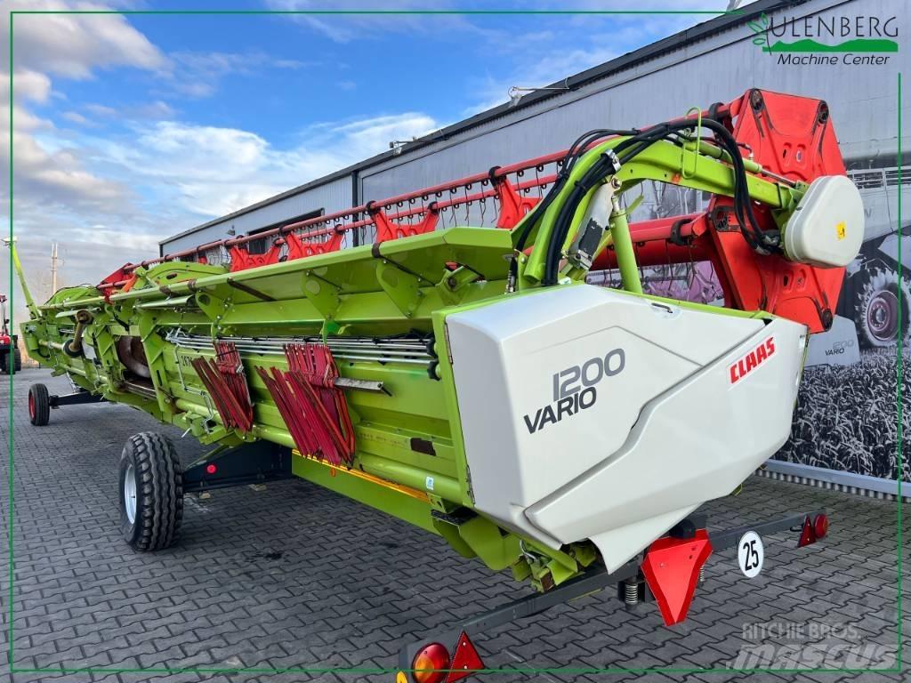 CLAAS Vario 1200 Derliaus nuėmimo kombainų galvos