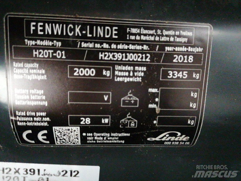 Linde H20T-01 LPG (dujiniai) krautuvai