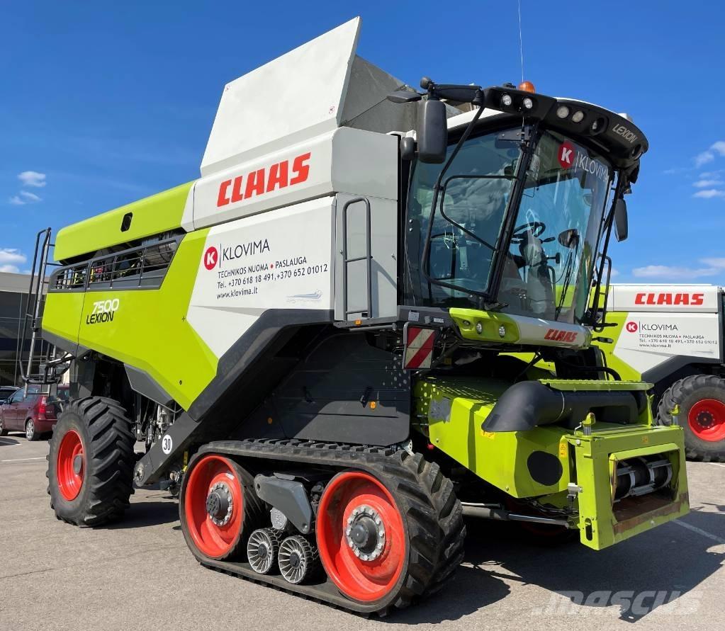 CLAAS Lexion 7500 TT Derliaus nuėmimo kombainai