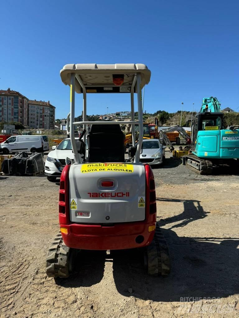 Takeuchi TB216 Mini ekskavatoriai < 7 t
