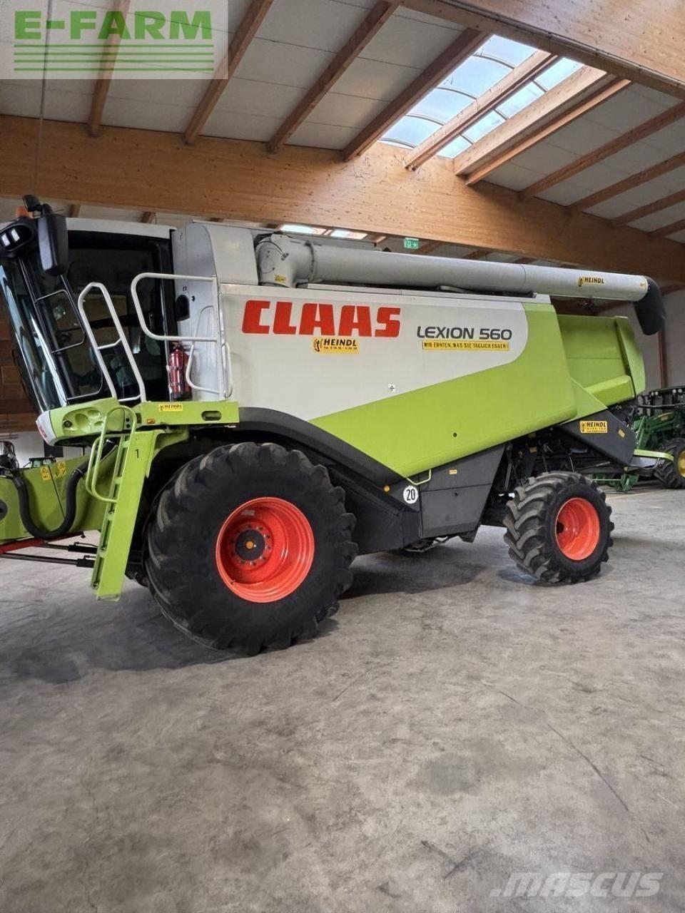 CLAAS lexion 560 Derliaus nuėmimo kombainai
