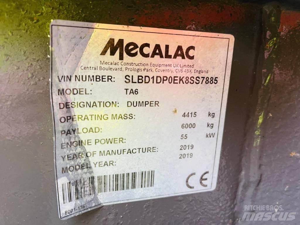 Mecalac TA 6 Statybiniai savivarčiai sunkvežimiai