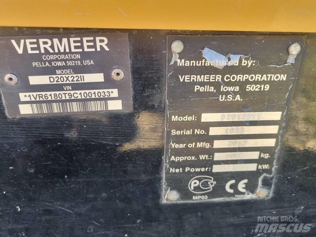Vermeer D20x22II Horizontali kryptinė gręžimo įranga