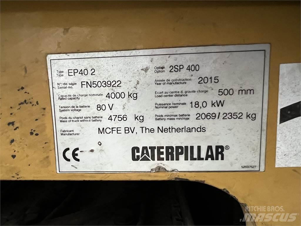 CAT erpillar EP40 Elektriniai šakiniai krautuvai