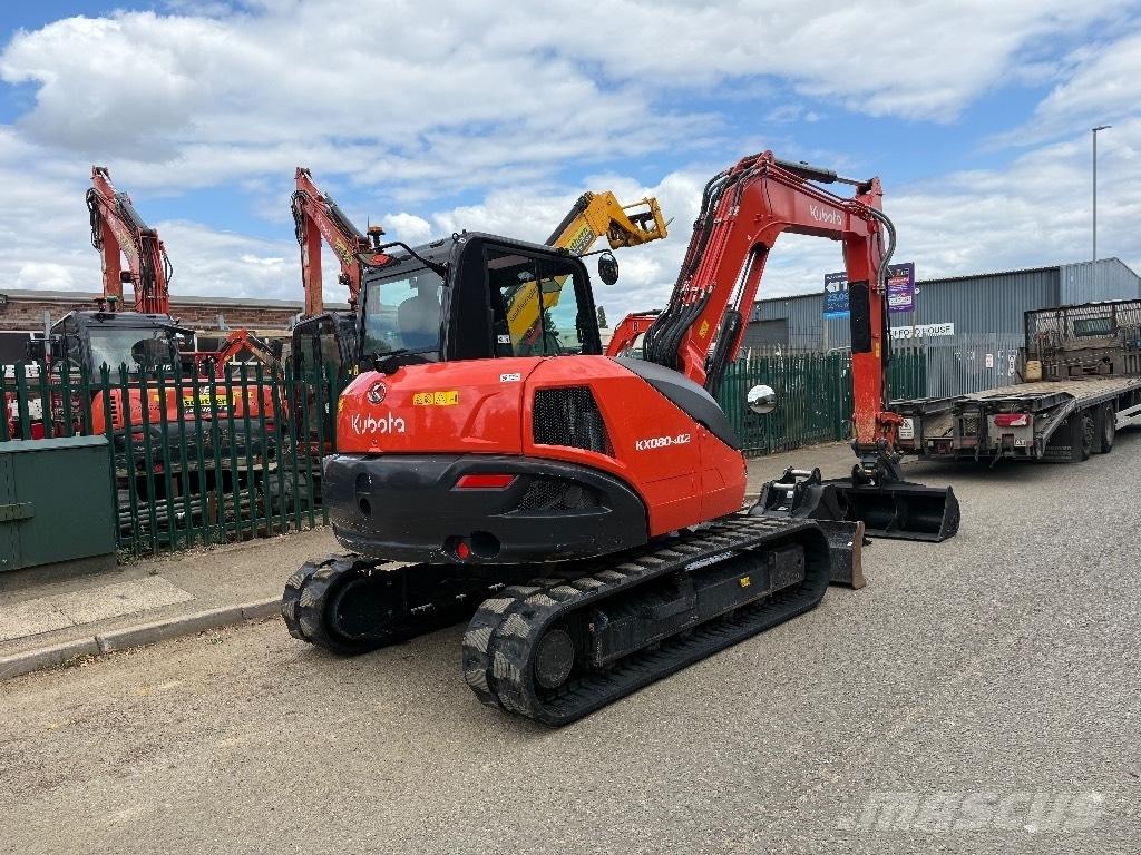 Kubota KX 080-4 Vidutinės galios ekskavatoriai 7-12 t