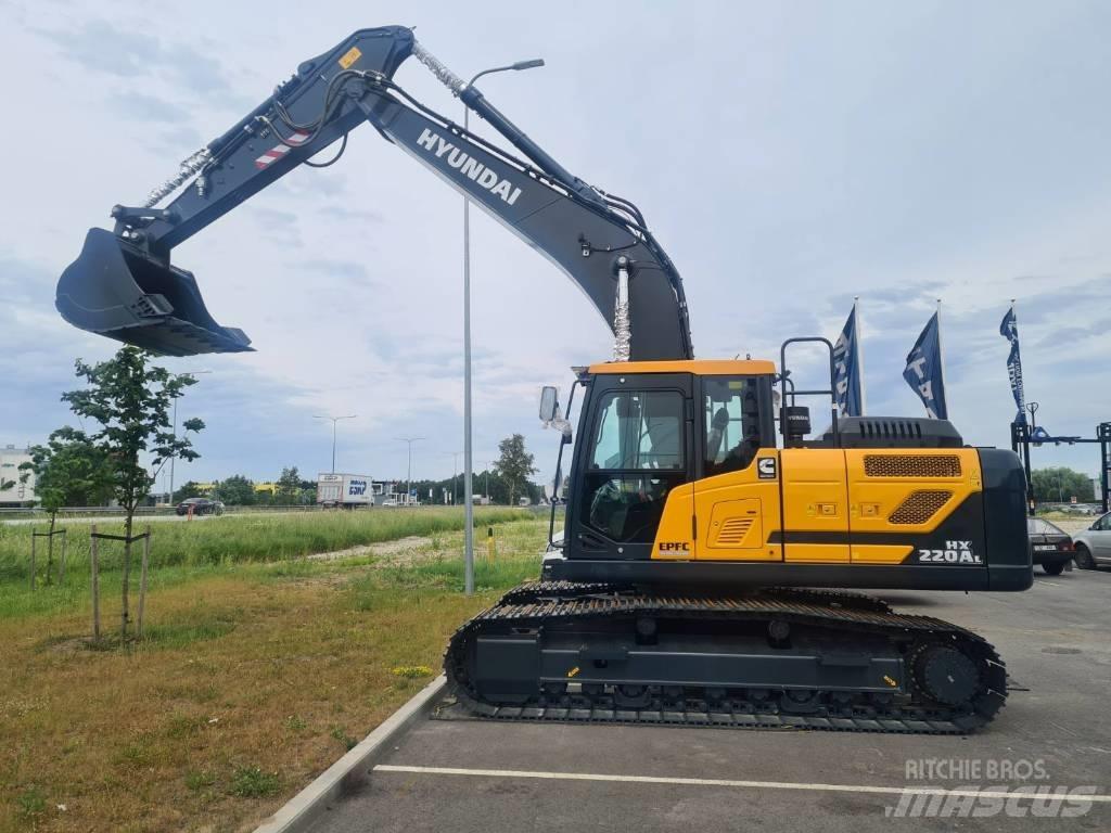 Hyundai HX220AL Vikšriniai ekskavatoriai