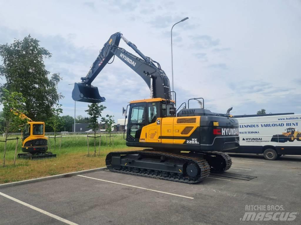 Hyundai HX220AL Vikšriniai ekskavatoriai