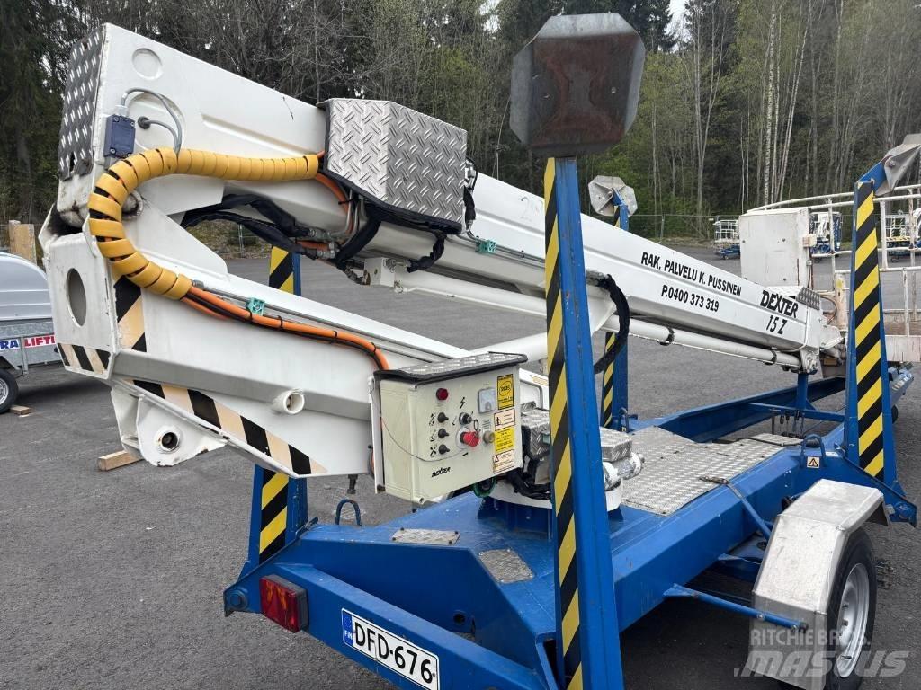 Dexter 15 Z Ant priekabų montuojamos kėlimo platformos
